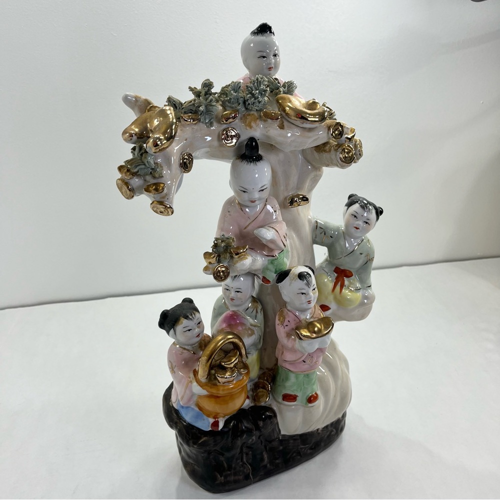 Rare vintage Japanese large statue - Picture 2 of 12